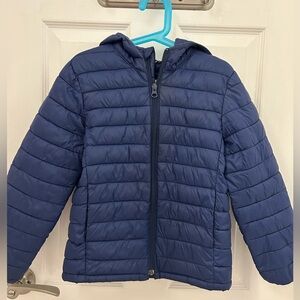 Gap Primaloft Light Puffer Jacket in Navy Blue, Sz Small